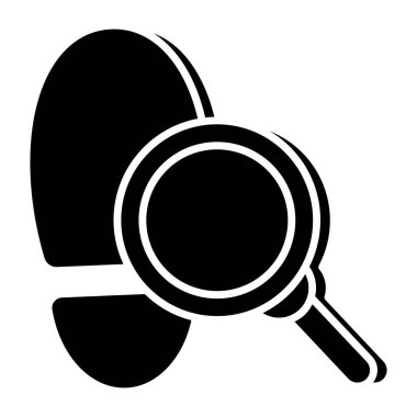 Perfect design icon of search evidence 