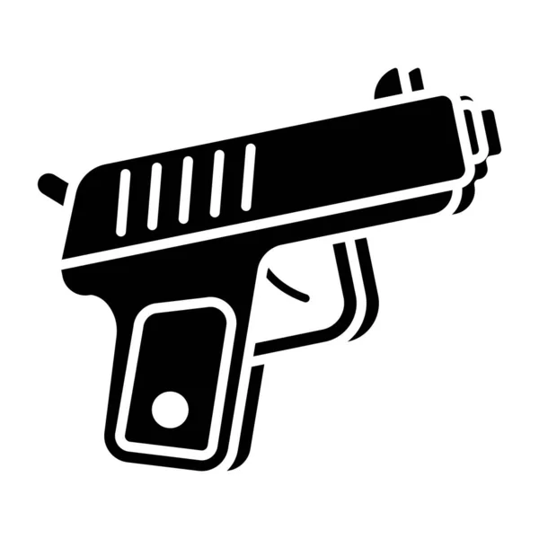 Eine Farbige Design Ikone Der Waffe — Stockvektor