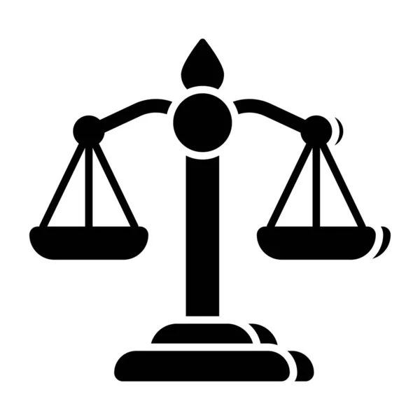 Unique Design Icon Justice — Stock Vector