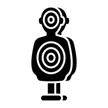 İnsan hedef tahtasının vektör tasarımı 