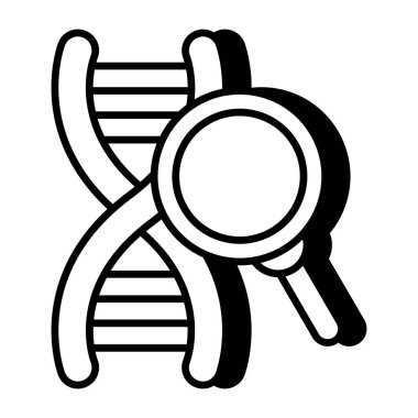 Dna simgesini düz dizaynda ara