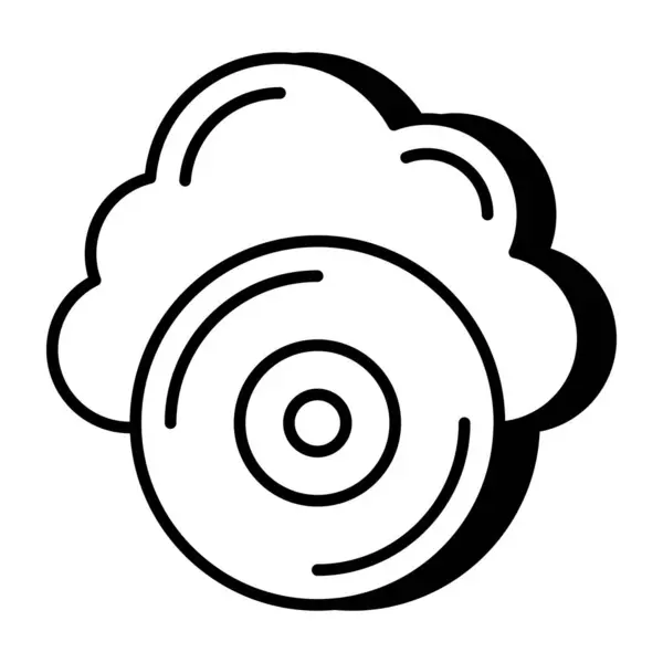 Icon Design Cloud — 스톡 벡터