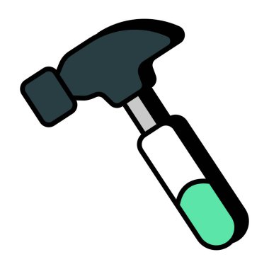 Ayakkabı çekicin modern tasarım simgesi