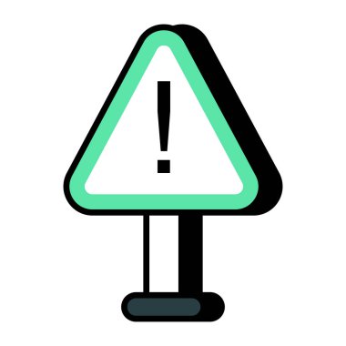 Dikkat panosunun moda tasarım simgesi 