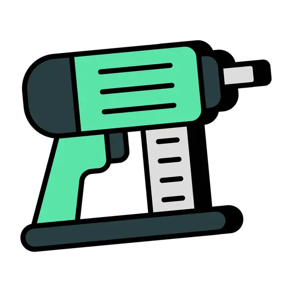 Premium Download Icon Drilling Machine — Stock Vector
