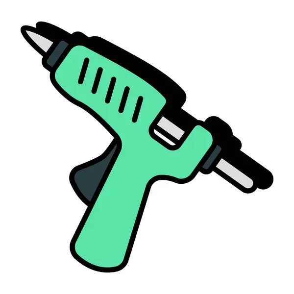 Icon Design Glue Gun — Stock Vector