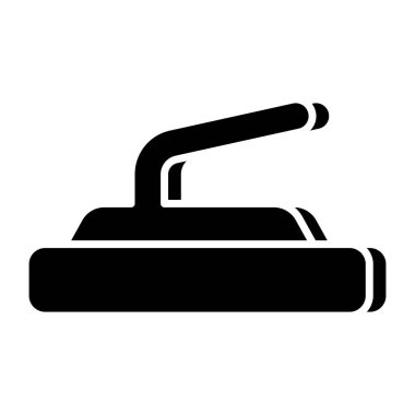 Sıvama aracı simgesinin vektör tasarımı