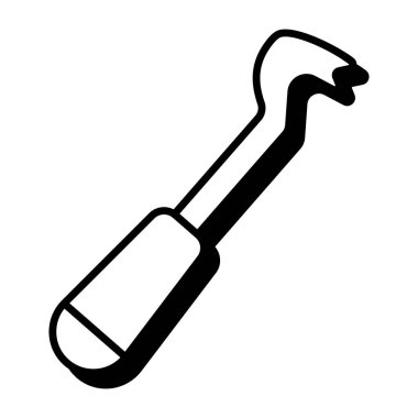 Diş aracının yaratıcı tasarım simgesi