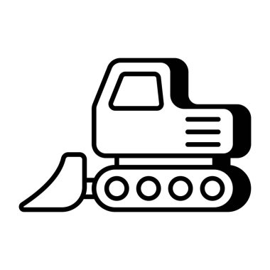 Kazıcının yaratıcı tasarım simgesi 