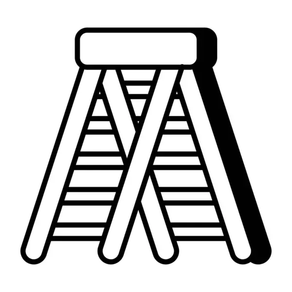 Ícone Design Criativo Escadas — Vetor de Stock