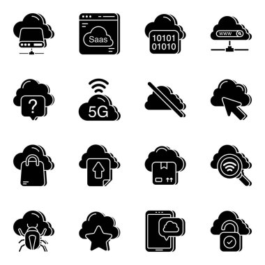 Şifreleme Vektör Simgeleri Paketi