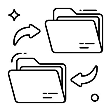 Dizin aktarımının premium tasarım simgesi 