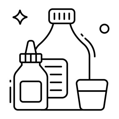 Perfect design icon of syrup bottle