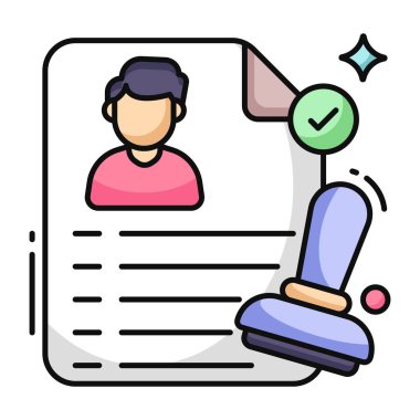 Onaylanmış bir doktorun simge tasarımı