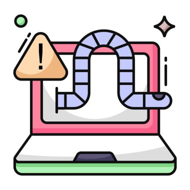 Sistem sorununun moda tasarım simgesi 