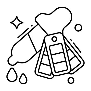 Renk seçicinin eşsiz tasarım simgesi 