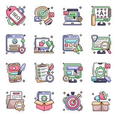 Web Düz Simgeleri Paketi