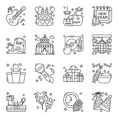 Parti Hattı Simgeleri Paketi