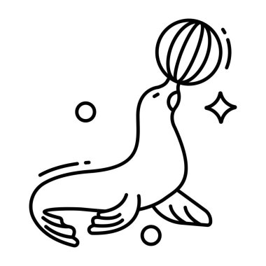 Sirk mührünün simge tasarımı.