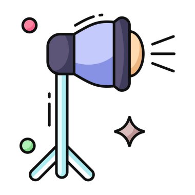 Spot ışığının premimium indirme simgesi 