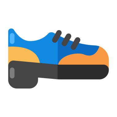 Güzel bir ayakkabı tasarımı ikonu, erkek giyim tarzı. 