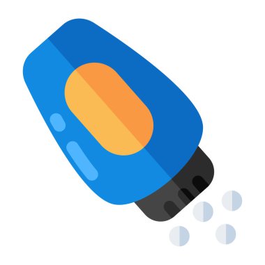 Talk pudrasının düzenlenebilir tasarım simgesi 