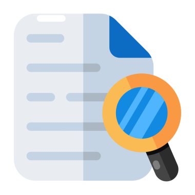 Arama kağıdının düzenlenebilir tasarım simgesi 