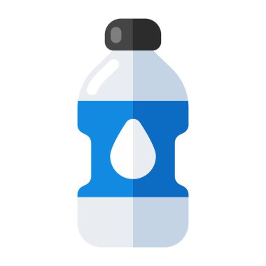 Su şişesinin mükemmel tasarım simgesi