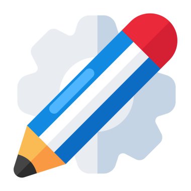 Dişli kalem, yazma becerisi simgesi