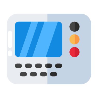 Biyometrik makinenin eşsiz bir tasarım simgesi