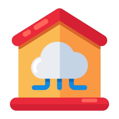 Bulut yuvasının eşsiz bir tasarım simgesi