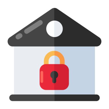 Ev güvenliğinin modern tasarım simgesi
