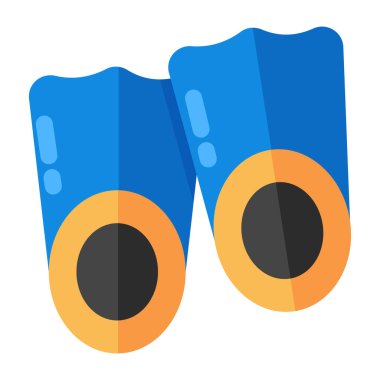 Premium download icon of scuba fins