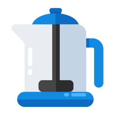 Elektrikli su ısıtıcısının düzenlenebilir tasarım simgesi