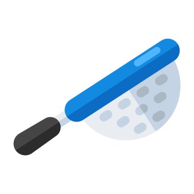 Süzgeç, mutfak gereçleri için simge tasarımı 