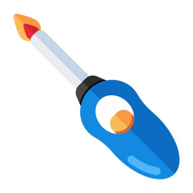 Benzersiz bir gaz çakmağı tasarım simgesi 