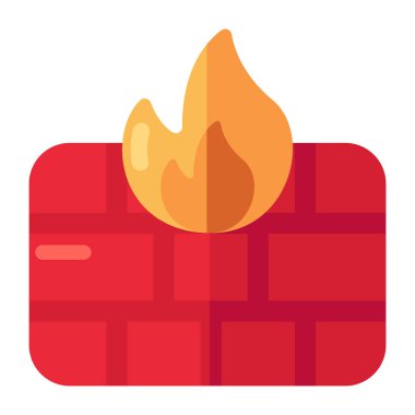 Firewall 'ın düzenlenebilir tasarım simgesi