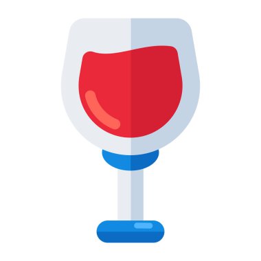 Meyve suyu bardağı simgesi, düzenlenebilir vektör