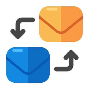 Posta aktarımının eşsiz bir tasarım simgesi 