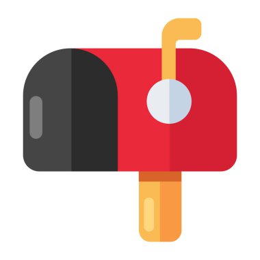 Trendy vector design of letterbox