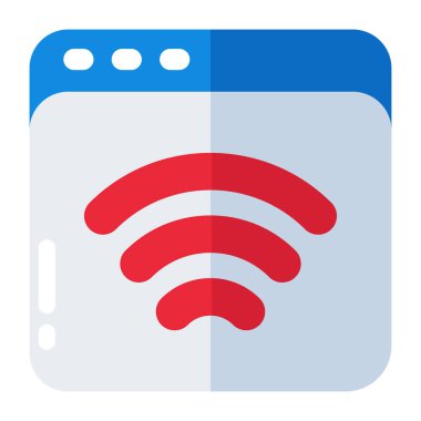 Wi-Fi sinyalinin premimium indirme simgesi 
