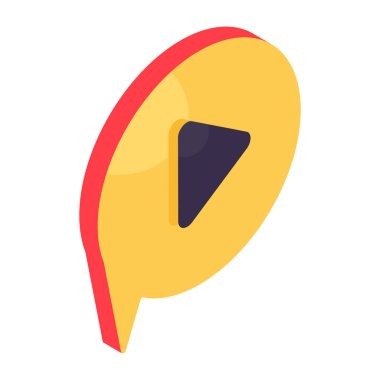 Modern design icon of video chat