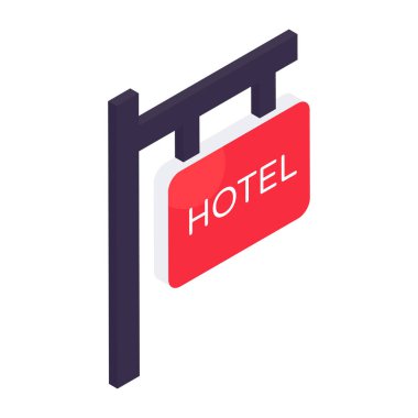 Otel yönetim kurulunun moda tasarım simgesi  