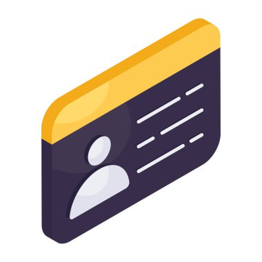 Kartvizitimin modern tasarım simgesi.