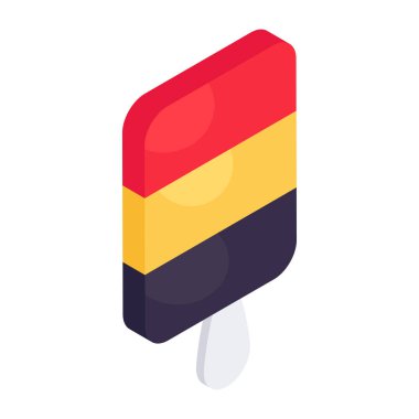 Popsicle icon, editable vector