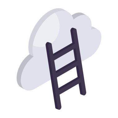 Bulut merdiveni en iyi indirme simgesi 