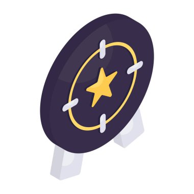 Perfect design icon of star badge 