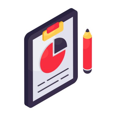 İş raporunun simge tasarımı