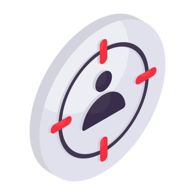 Başlık avı simgesi, düzenlenebilir vektör 