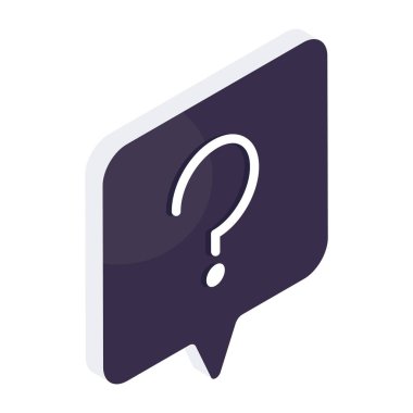 Trendy design icon of help chat 